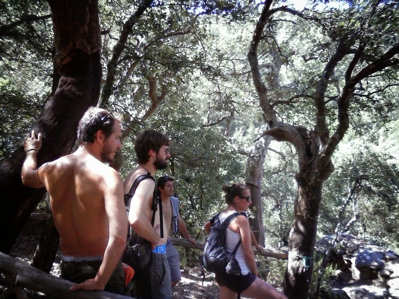 Even pauze in de schaduw